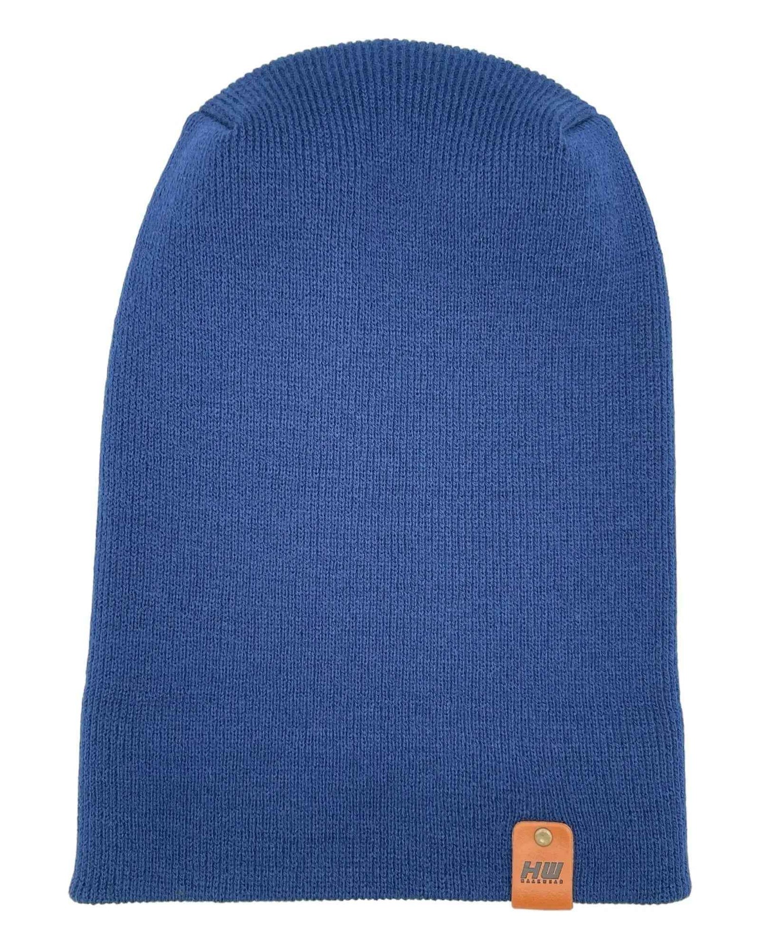 NEW HAAKWEAR H-Stitch Cuffed Beanie - Designed and Made in USA (Patented Design) - Sapphire Blue
