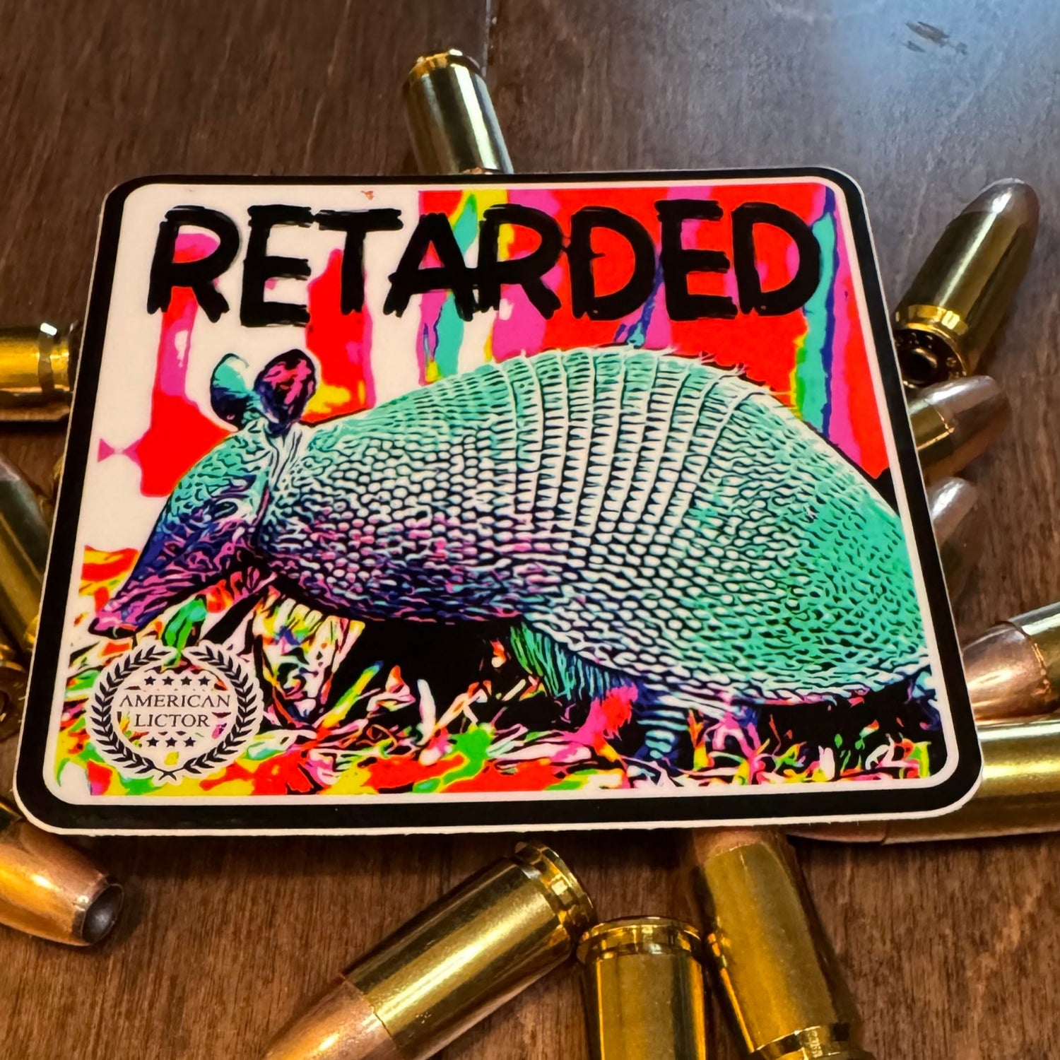 Sticker: Armadillo - Retarded