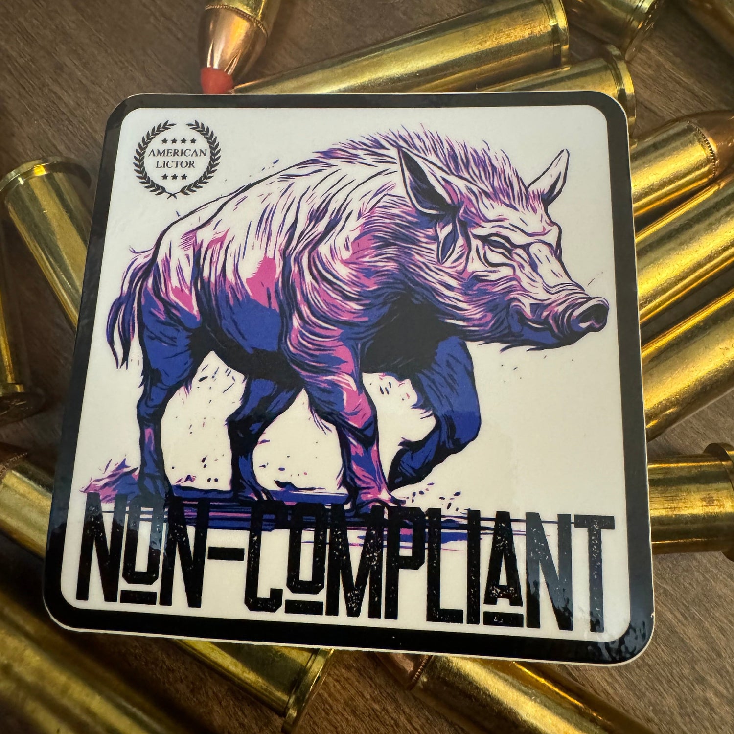 Sticker: Boar - Non-Compliant