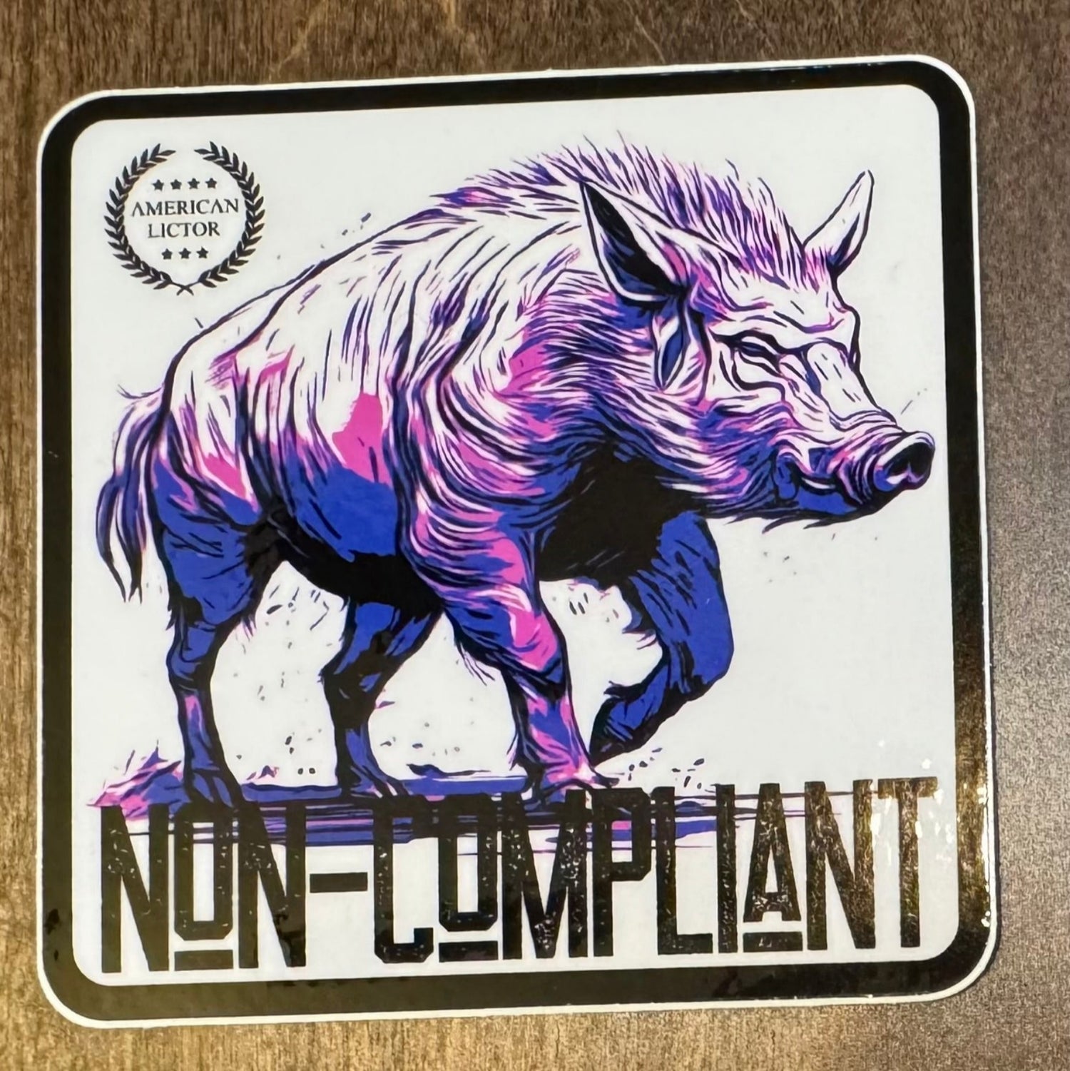 Sticker: Boar - Non-Compliant