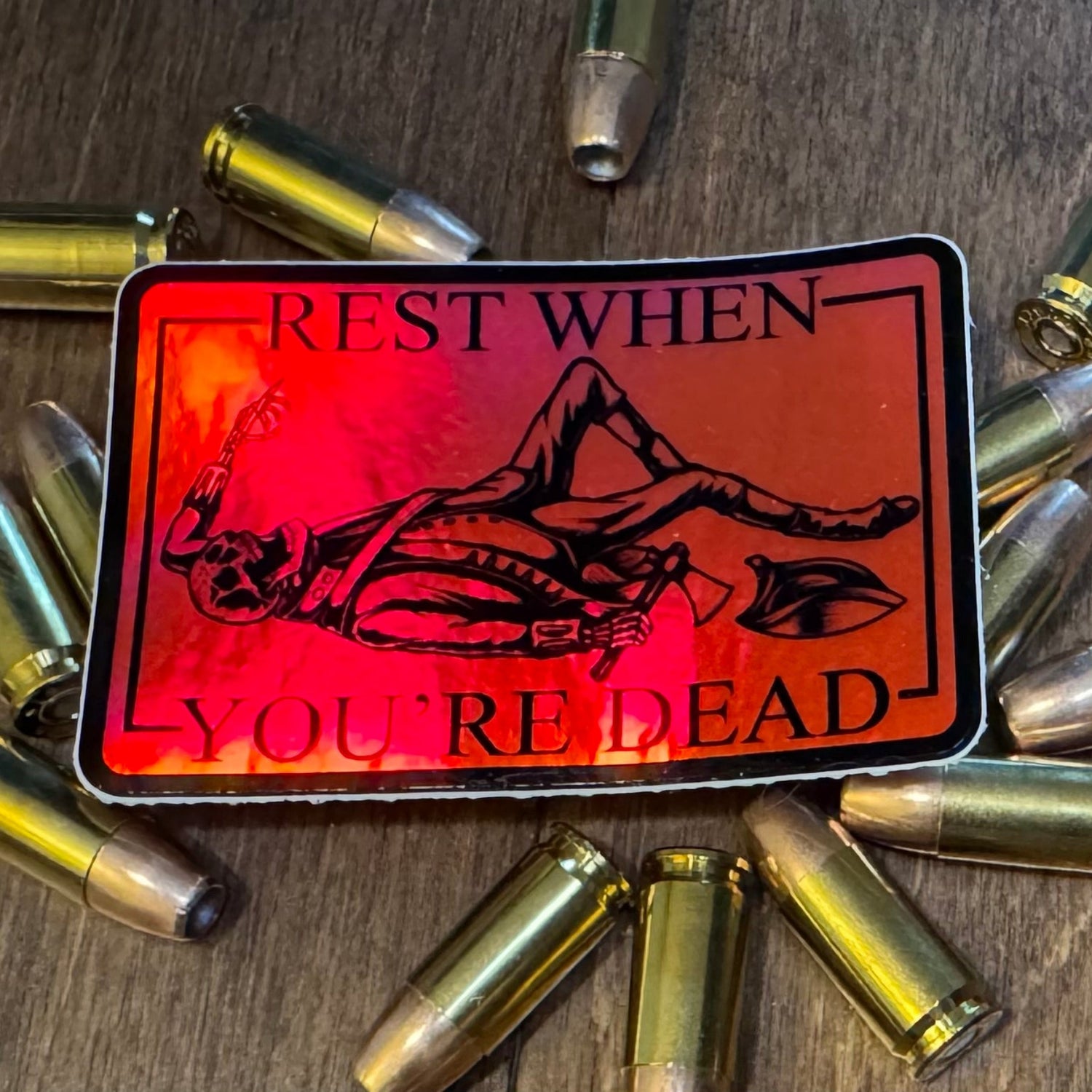 Sticker: Rest when Dead