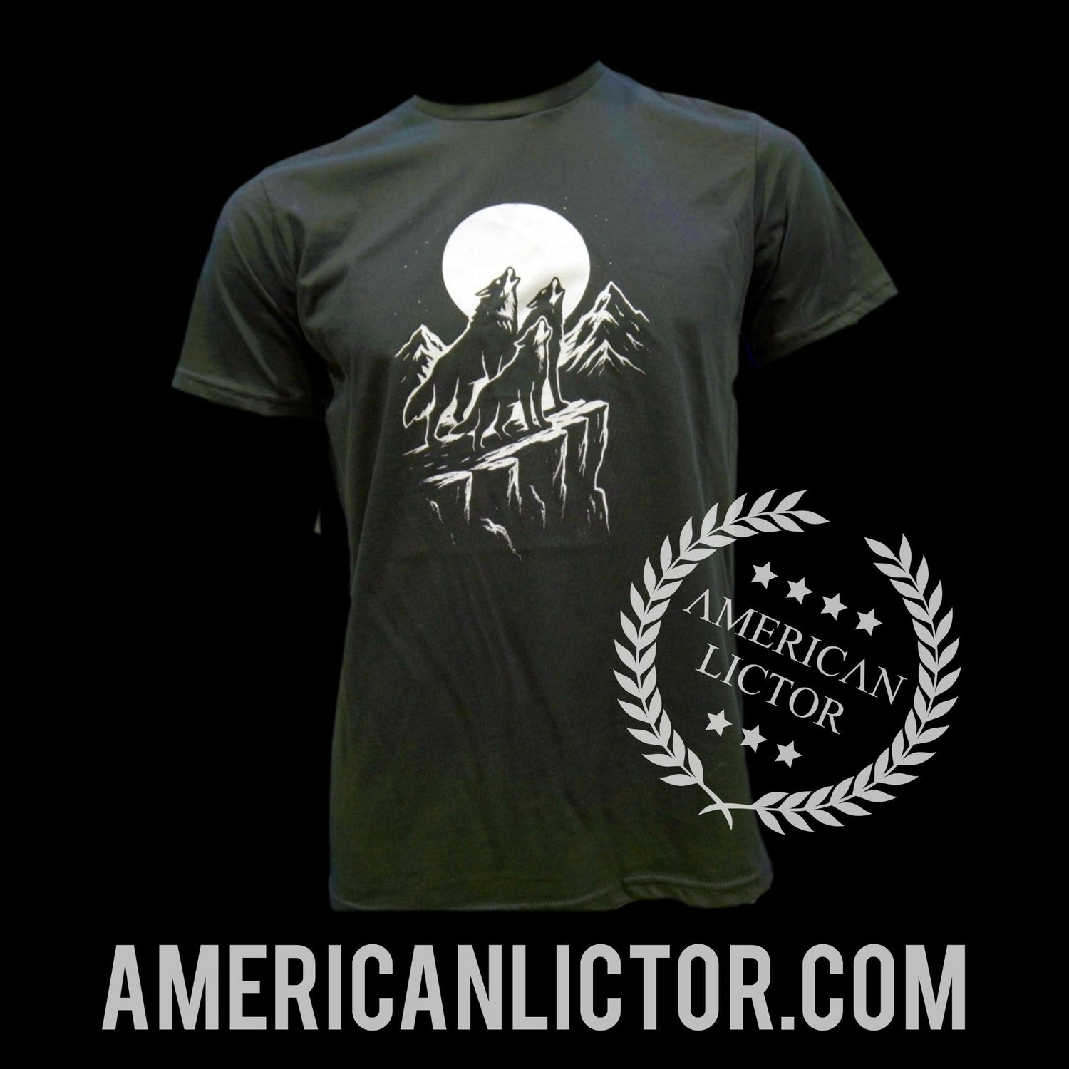 T-Shirt: 3 Wolf Moon