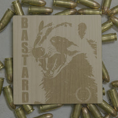 Badger the Bastard Patriotic Sticker