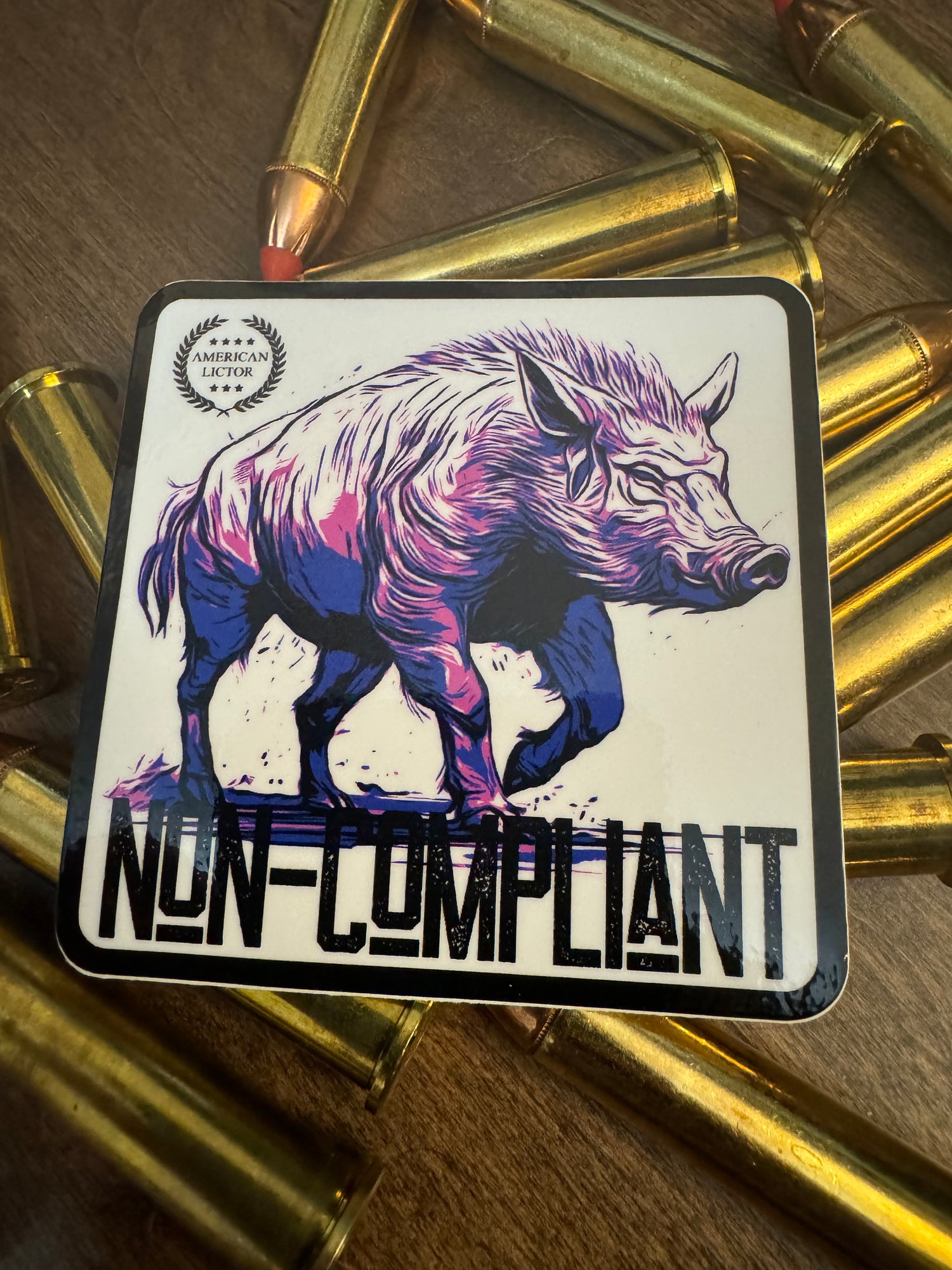 Sticker: Boar - Non-Compliant