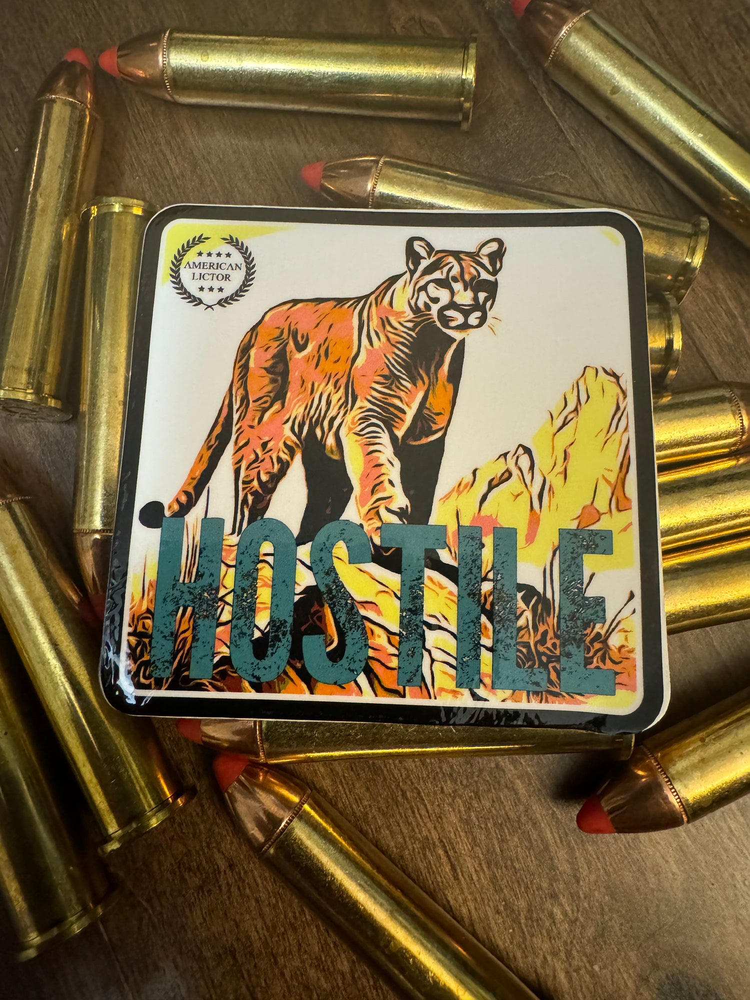 Sticker: Mountain Lion - Hostile