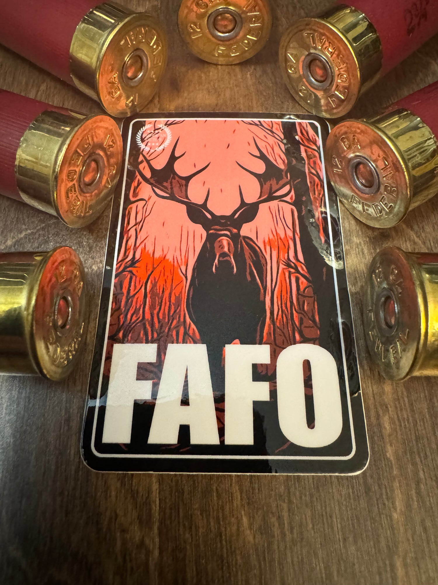 Sticker: Moose - FAFO