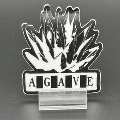 Sticker of Agave Logo in black and white 