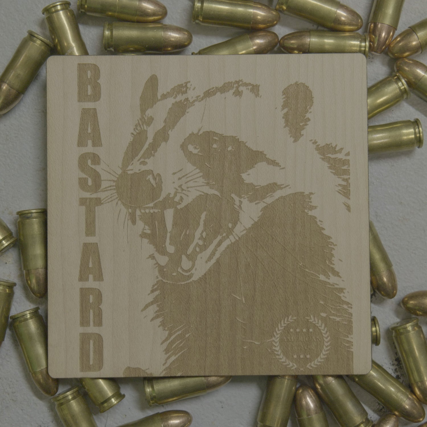 Badger the Bastard Patriotic Sticker