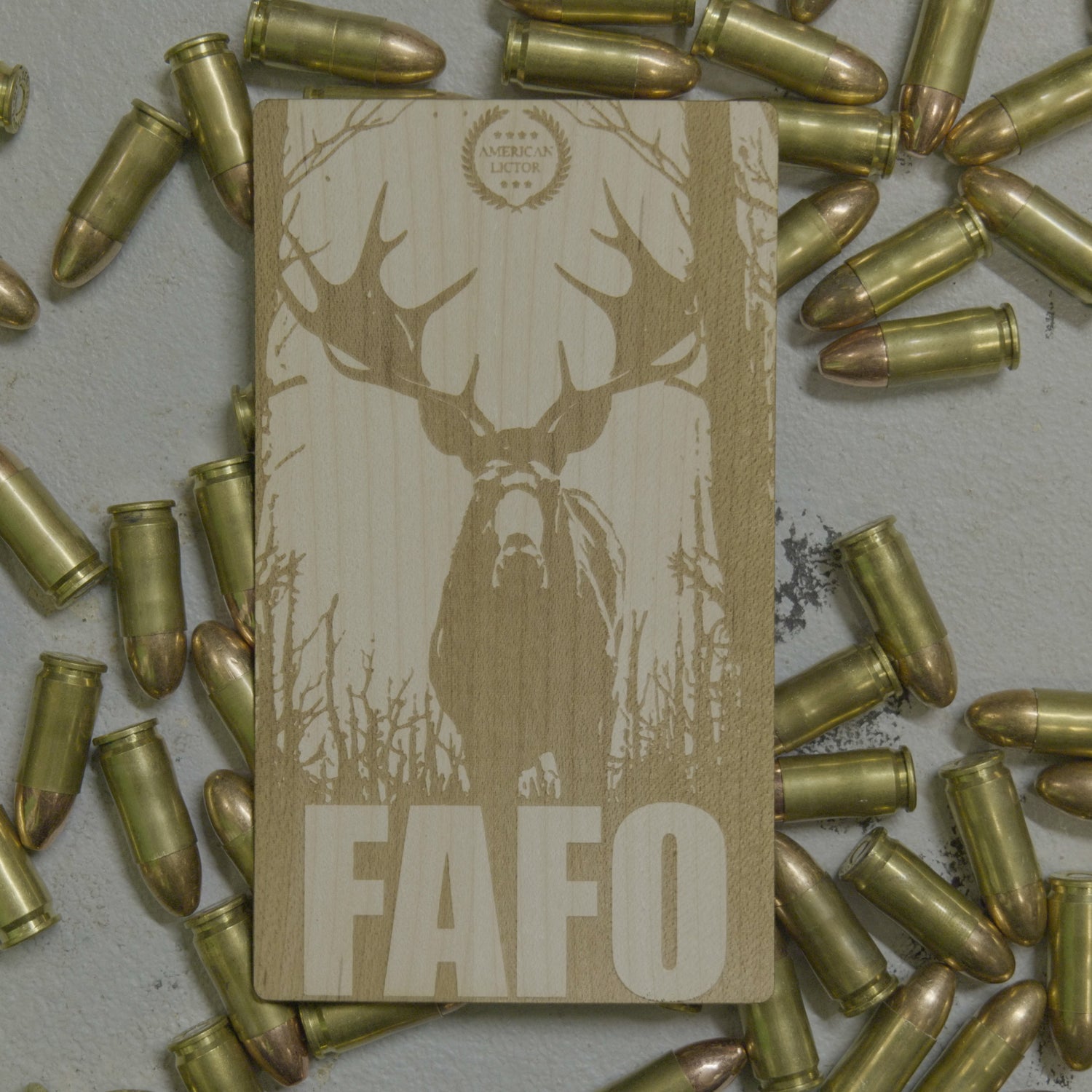 Moose the FAFO Patriotic Sticker