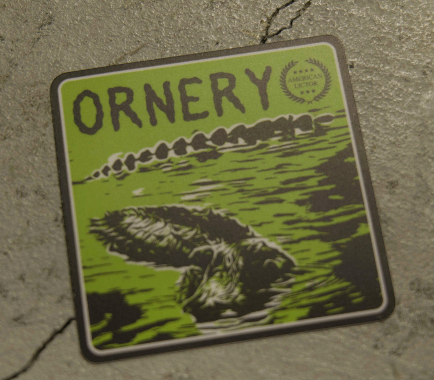 Sticker: Alligator - Ornery