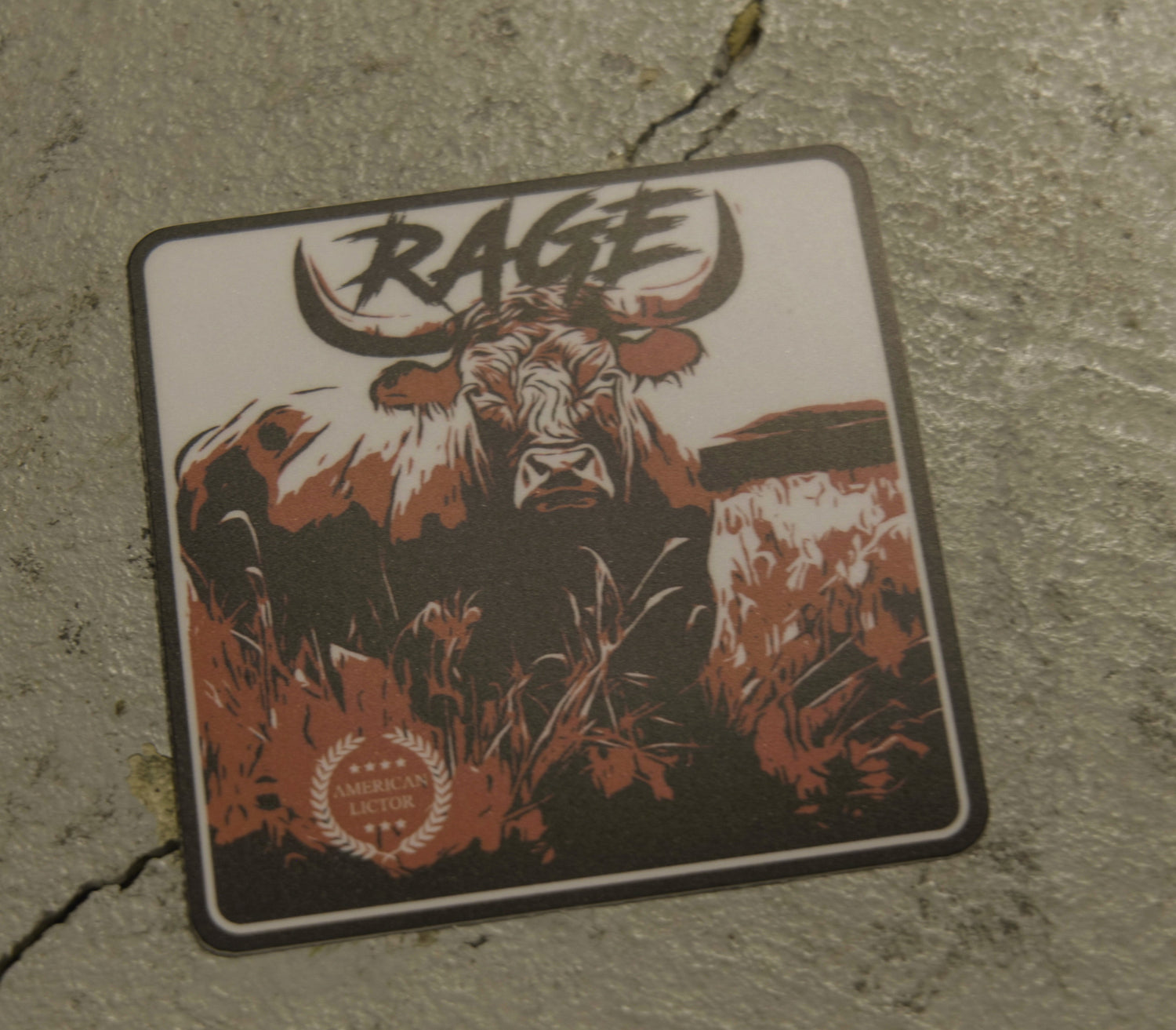 Sticker: Bull - Rage