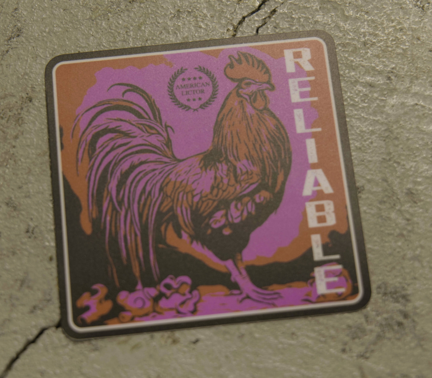 Sticker: Rooster - Reliable