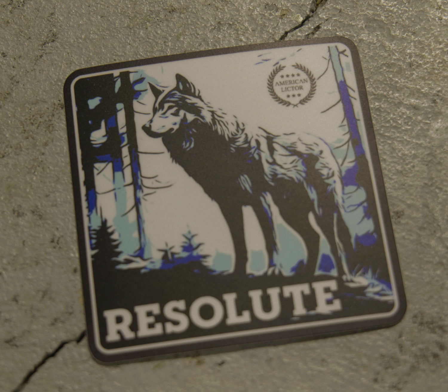 Sticker: Wolf - Resolute